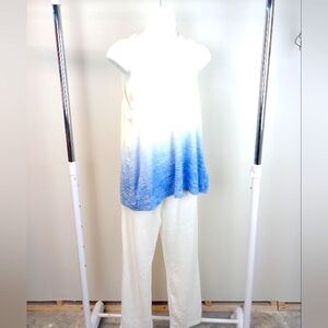 Two piece cotton pants set